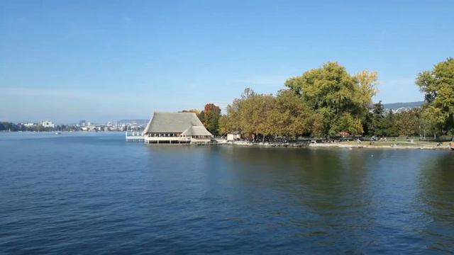 Прогулка по Цюрихскому озеру на корабле октябрь 2021 смотреть онлайн