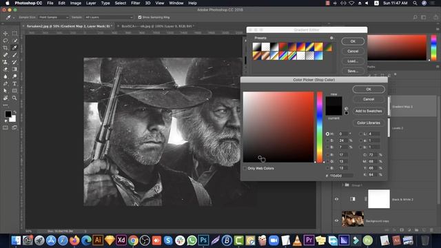 Vintage Photo Effect Photoshop Tutorial (FREE Textures!) - Fiverr New Work Idea смотреть онлайн