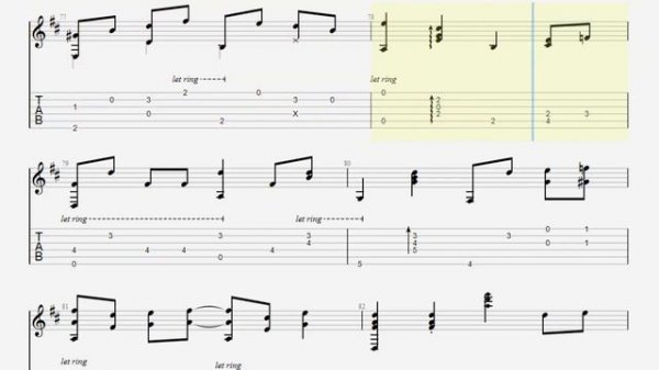 The Entertainer TAB (Richard Smith) - fingerstyle guitar tabs (PDF + Guitar Pro)