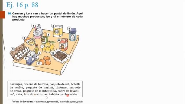 Тема 31. Los Alimentos