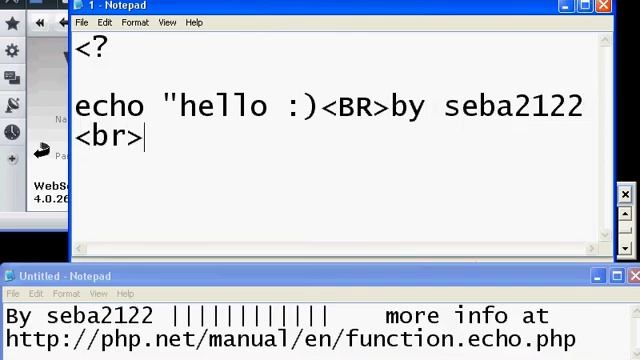 php - function echo смотреть онлайн