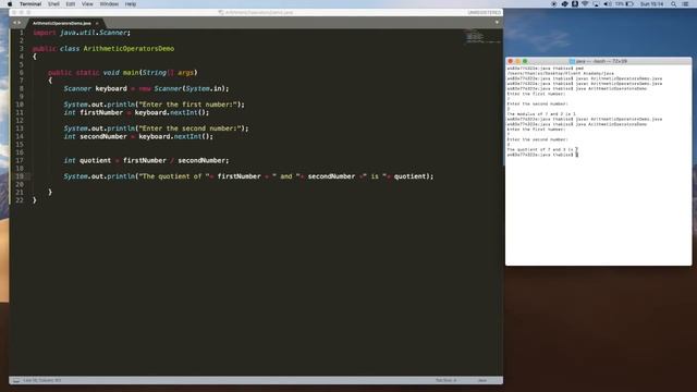 Arithmetic Operators Demo смотреть онлайн
