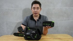 Аккумуляторная цепная пила Greenworks GD40TCS: обзор и распилы