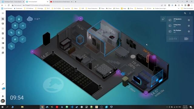 Home Assistant Floorplan 2022 Demonstration