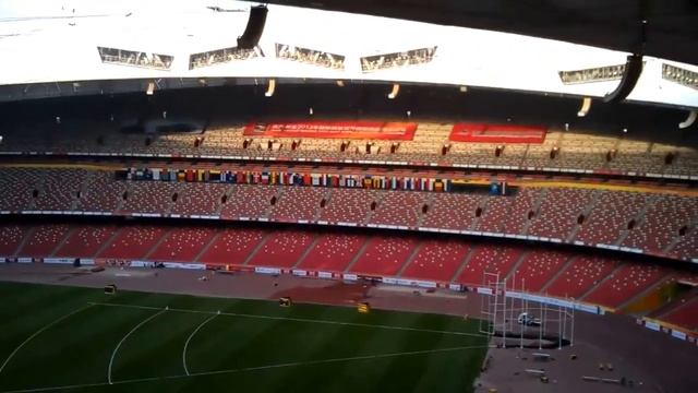 Взгляд сверху. Олимпийский стадион. National stadium. Пекин. смотреть онлайн