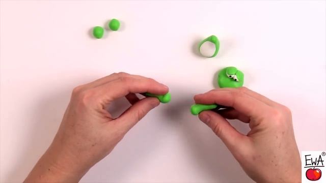 LET'S CLAY! FROG - ZABA z modeliny - polymer clay tutorial смотреть онлайн