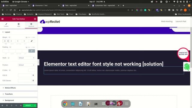 Elementor text editor font style not working solution (color or font size) смотреть онлайн