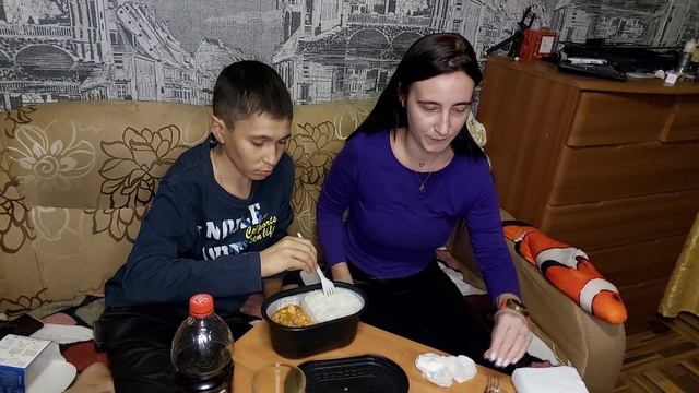 РИС С МЯСОМ И ОВОЩАМИ. КИТАЙСКИЙ САМОВАР. МУКБАНГ. №4. смотреть онлайн