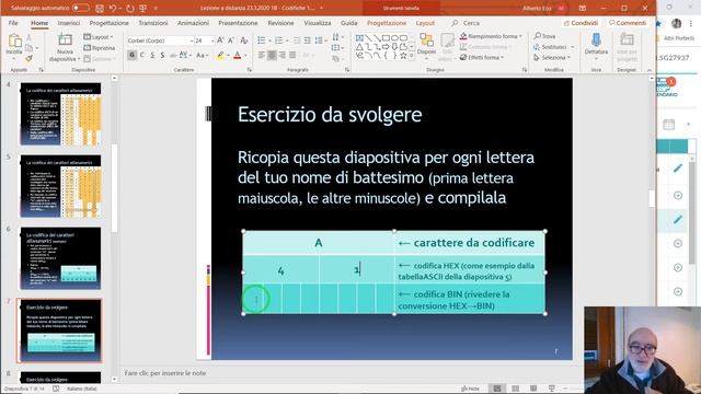 DaD - Tutorial per le codifiche ASCII HEX e BIN di un carattere alfanumerico смотреть онлайн