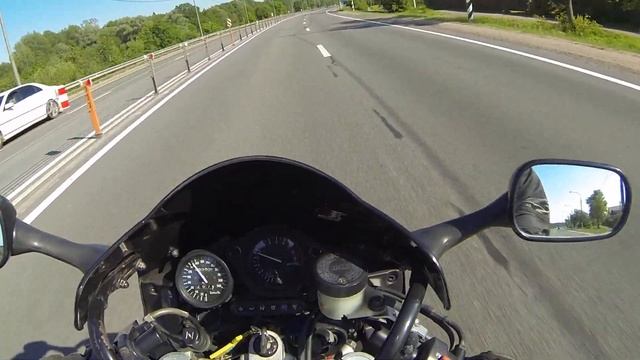 #МотоБудни 7 покатушка по трассе на Honda cbr919rr Fireblade смотреть онлайн