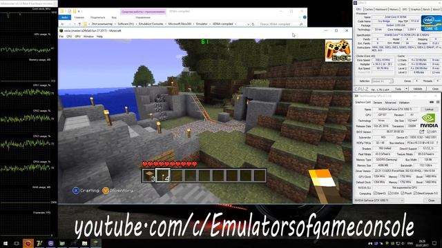 XENIA (XBLA) Xbox 360 Emulator - Minecraft Xbox360 Edition (2012). Ingame. Vulkan #5