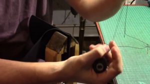 Как сделать ровный шов, Седельный шов, основы работы с кожей.