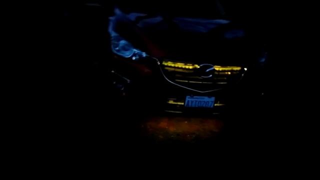 2016 Mazda CX5 with grill LED lighting. смотреть онлайн