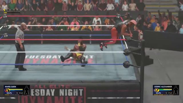 Marq quen vs Cedric aew dynamite ep 1 part 2 смотреть онлайн