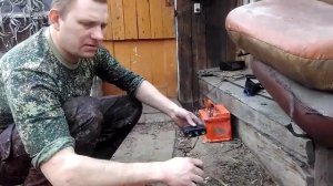 Скромный воздушный ресивер из колеса от автомобиля