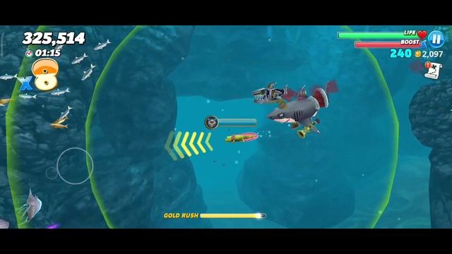 Hungry shark world || BULL SHARK complete GAIA UNLOCK mission PART4!! смотреть онлайн