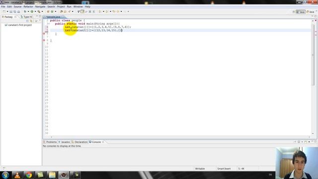 Java Programming Tutorial 33 (Multidimensional Arrays)...Halil İbrahim CANATAN HD смотреть онлайн