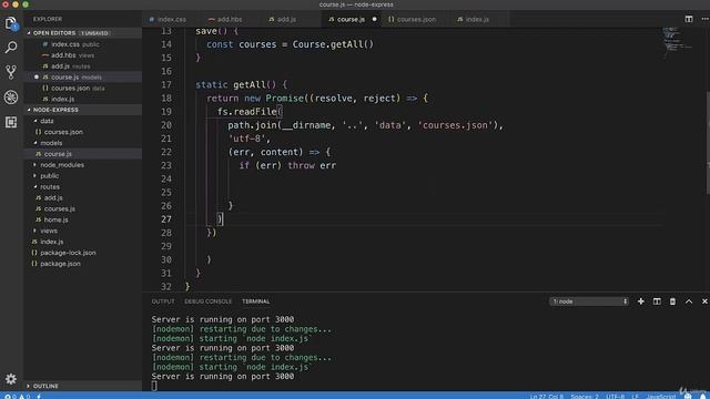 Полное руководство Node.JS. Урок 26. Создание модели смотреть онлайн