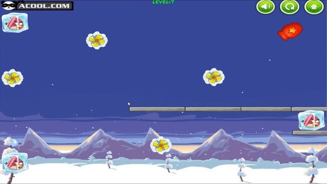 Unfreeze Angry Birds - DRAW COLOR WATER WAY TO RESCUE FROZEN BIRDS! смотреть онлайн