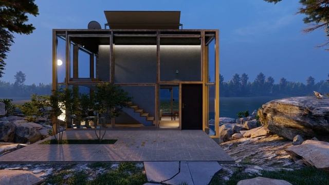 Fhotorealistic render | Архитектурная визуализация | ArchiCAD + Lumion смотреть онлайн