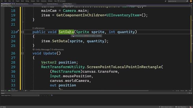9. Перетаскивание предметов в пользовательском интерфейсе - Инвентарная система в Unity смотреть онлайн