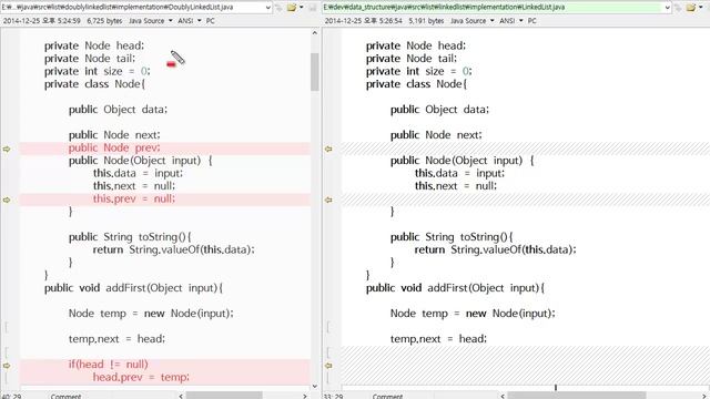 Doubly linked list java 구현 1 - 노드 객체 смотреть онлайн