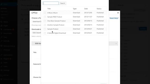 Using CPT UI Extended to display an Easy Digital Downloads product смотреть онлайн