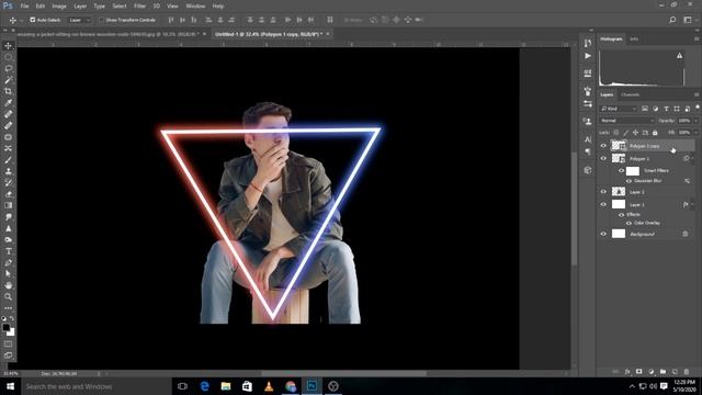 Neon Glow Effect Photoshop tutorial ( Photoshop tutorial,Neon Effect ) смотреть онлайн