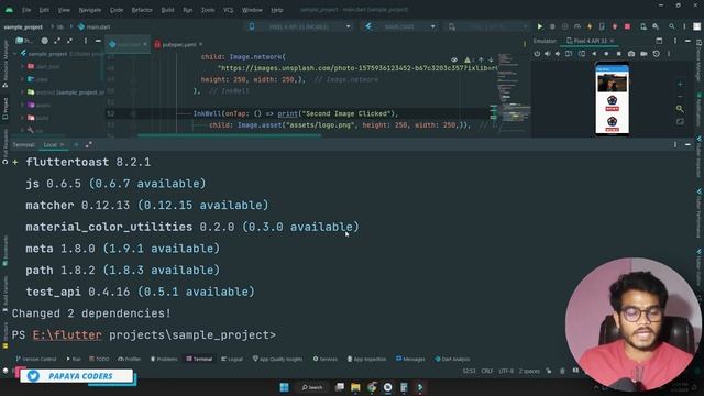 Flutter toast : how to use toast in flutter - flutter tutorials in hindi смотреть онлайн