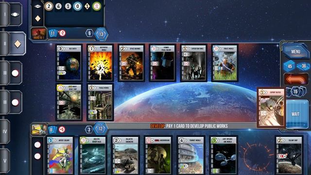 RACE FOR THE GALAXY / A Military Game-Ending POWER PLAY / PLAYTHROUGH смотреть онлайн