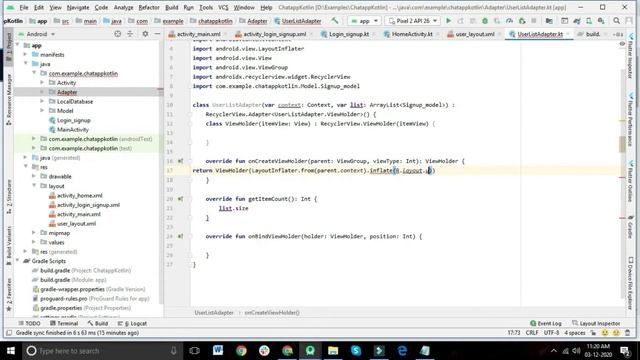 [Part 4] Users list from firebase real time database for chat app in ANDROID STUDIO using KOTLIN смотреть онлайн