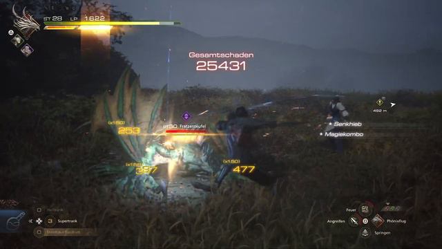 Final Fantasy XVI (16) - Bounty Board lv30 Belphegor Boss fight as lv28 смотреть онлайн