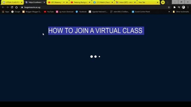 How to join a virtual class | Bugema University Elearning Platform. смотреть онлайн
