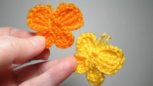 Как связать крючком бабочку. Видеоурок для начинающих