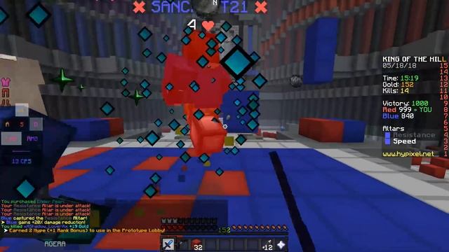 ЦАРЬ ГОРЫ. Новая мини игра [Hypixel Minecraft] смотреть онлайн
