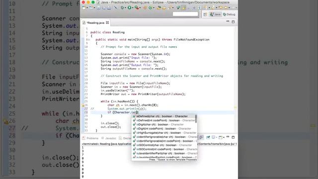 Classifying Characters (Java) смотреть онлайн