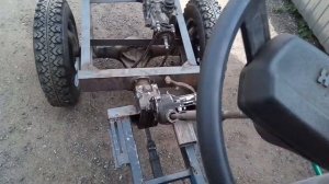 Рама для минитрактора-переломки 4х4