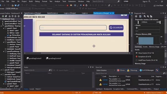 Sistem Penjadwalan Mata Kuliah Berbasis Desktop Pada Pemrograman Visual (C#) смотреть онлайн