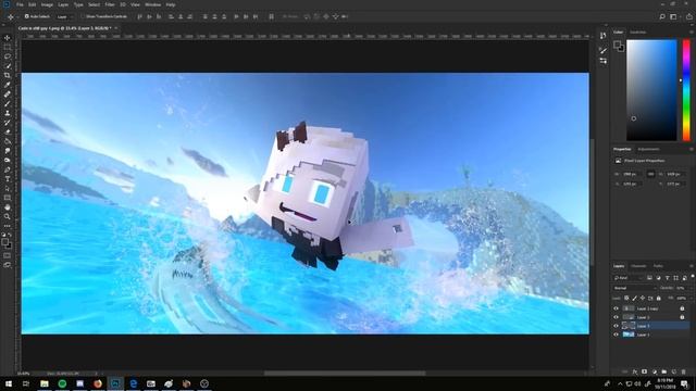 Speedart 19 || "Flyin' and Smilin' " [ Minecraft Wallpaper ] смотреть онлайн