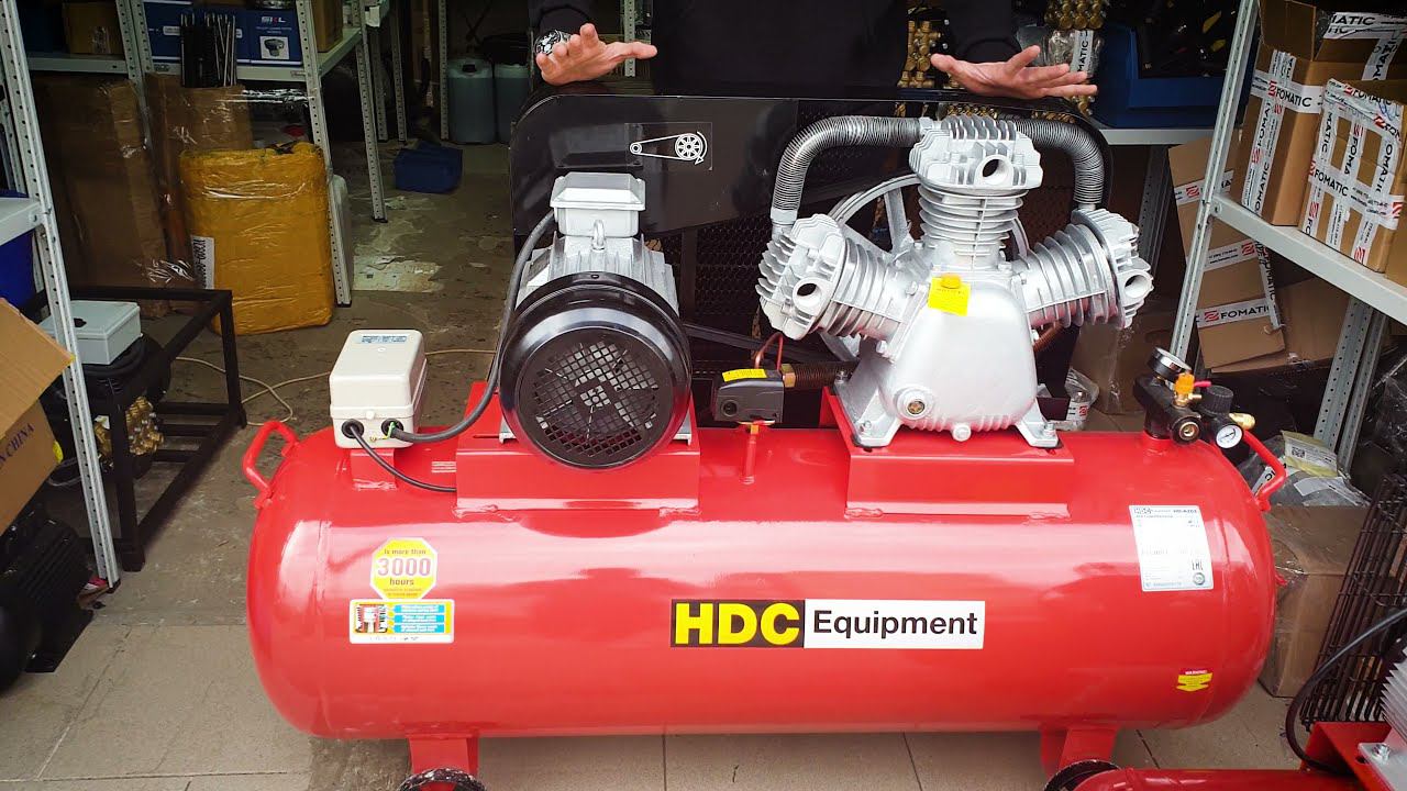 Воздушный компрессор для детейлинга, автомойки, и СТО (380В и 220В) смотреть онлайн
