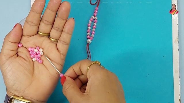 PEARL RAKHI TUTORIAL/Easy Handmade Rakhi Making At Home/Perl Rakhi Ideas /DIY/Beads Rakhi 2022 смотреть онлайн