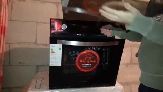 Электрический духовой шкаф Пирамида F 84 Black Lux: распаковка, обзор, отзыввы, стоит ли покупать смотреть онлайн