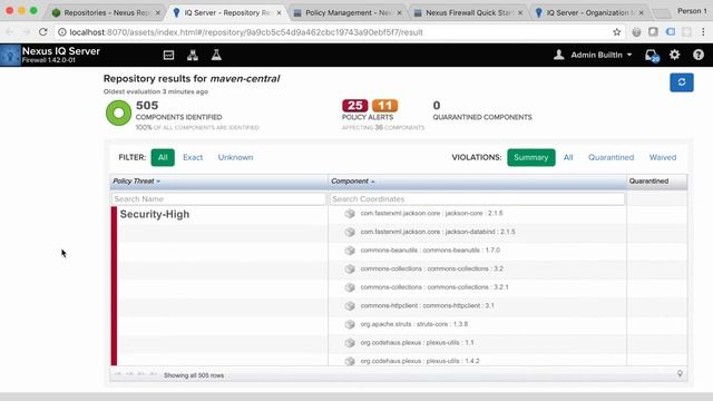 Nexus Firewall blocks bad components from entering Nexus Repo OSS. смотреть онлайн