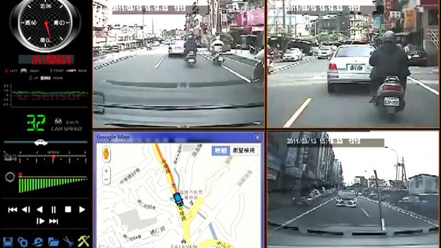 Пример работа 4-х канального авторегистратора смотреть онлайн