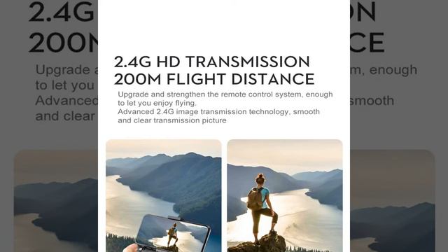 HR H9 Mini 2.4G WiFi FPV with 4K HD Dual Camera 20mins Flight Time Altitude Hold Mode Foldable RC D смотреть онлайн