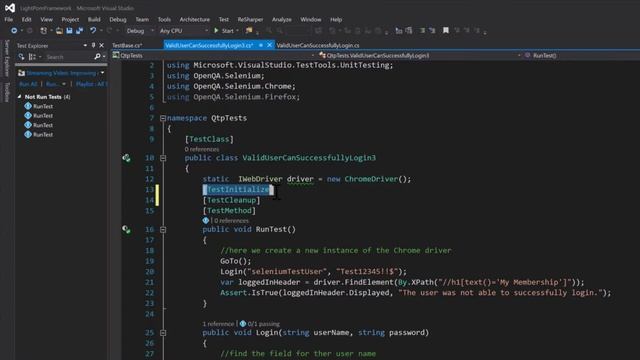 7 How to code an Initialize method for the TestBase class смотреть онлайн