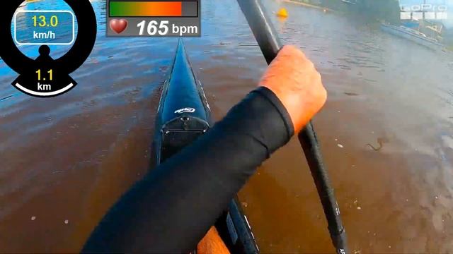 Epic V12 Surfski Gen 3 versus K1 Kayak - speed comparison смотреть онлайн