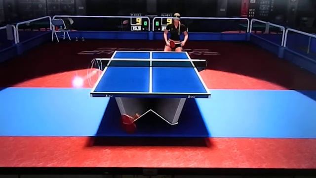 Праздник спорта PS3. Настольный теннис. Профессиональный уровень. Тяжелая партия. смотреть онлайн