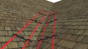 Обогрев кровли. Скатная кровля. Крепим кабель правильно