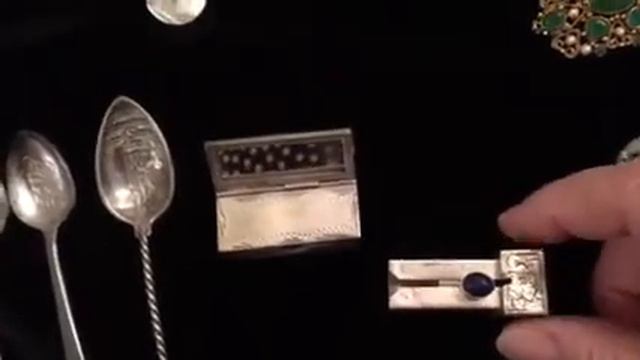 Как я купила антиквариат и винтажную бижутерию у аукционщиков США 1часть смотреть онлайн
